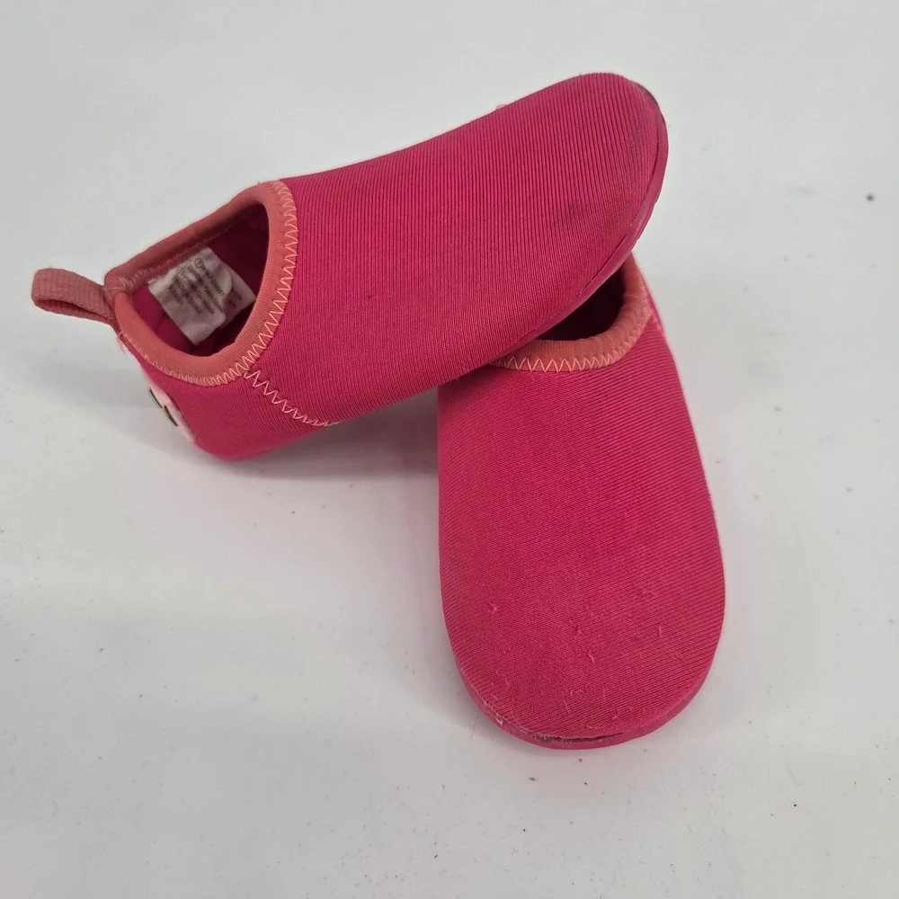 Minnow Kids Pink Slip On Water Shoes Aqua Socks Size US 7 AU 6